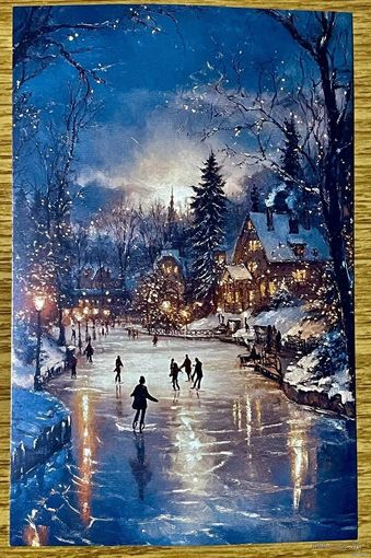 Открытка для посткроссинга. Чистая 9х14 см.