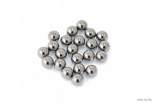 Шарики стальные для велосипеда 1/4" (6.35 мм), 18 шт.