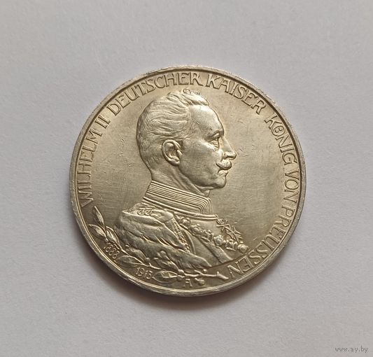 3 марки 1913 г. 900пр., Пруссия.Германия.