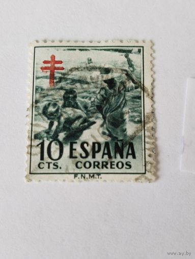 Испания  1951  благ.марка