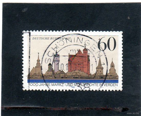 Германия. Ми-1240. Рынки и права чеканки Verden Серия: На пленарном заседании "Права рынка и монет" в Вердене.1985.