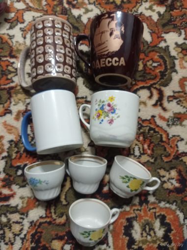 Кружки, чашки кофейные СССР. Кружка Одесса. Белбогемия