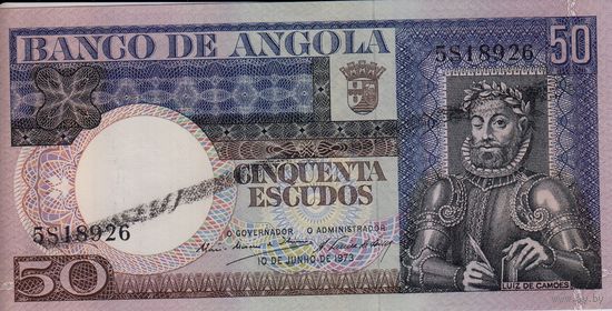 Ангола 50 эскудо 1973 (UNC)