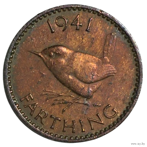 Великобритания 1 фартинг, 1941
