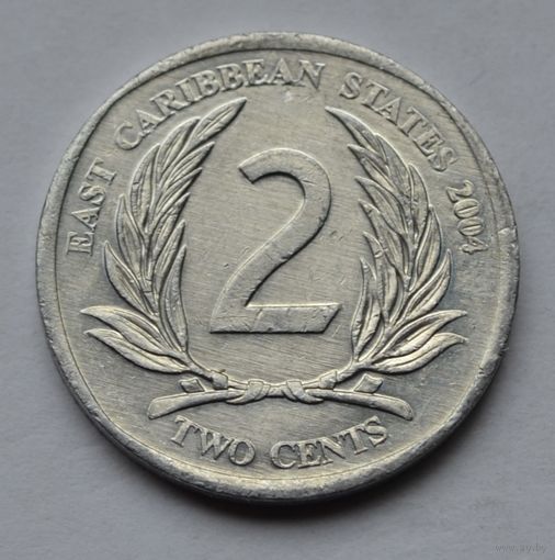 Восточные Карибы, 2 цента 2004 г.