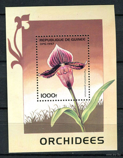 Гвинея - 1997 - Цветы. Орхидеи - [Mi. bl. 507] - 1 блок. MNH.