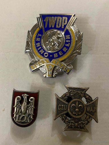 Лот польских знаков, с 1 р