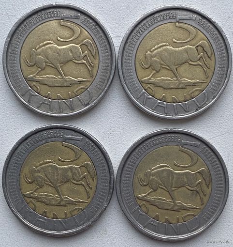 ЮАР 5 рандов 2004 г. Цена за 1 шт.