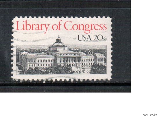 США-1982, (Мих.1583) , гаш. , Библиотека (одиночка),