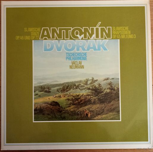 Antonin Dvorak - Tschechische Philharmonie, Vaclav Neumann – Slawische Tanze Op. 46 Und Op. 72 / Slawische Rhapsodien Op. 45 Nr.1 Und 3 (2LP)