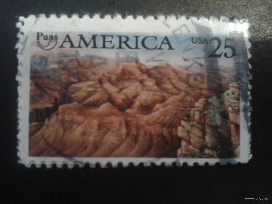 США 1990 Гранд Каньон, горы