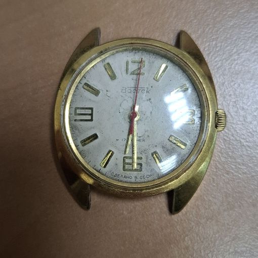 Часы Восток. Позолоченные AU 10. СССР
