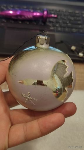 Игрушка елочная Шар Птица