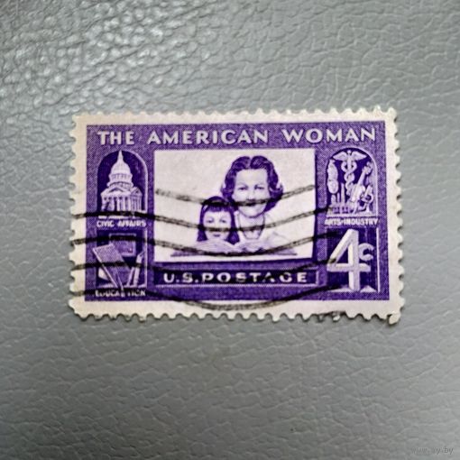 Марка США 1960 год Американские женщины