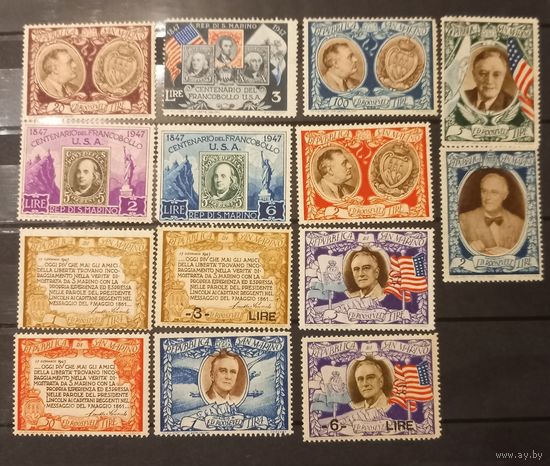 Сан-Марино. 1947г. Личности.