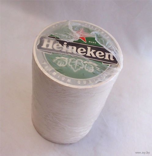 Упаковка пивных подставок HEINEKEN Голландия Брикет Бокс Бирдекель Бирмат Костер 100 шт