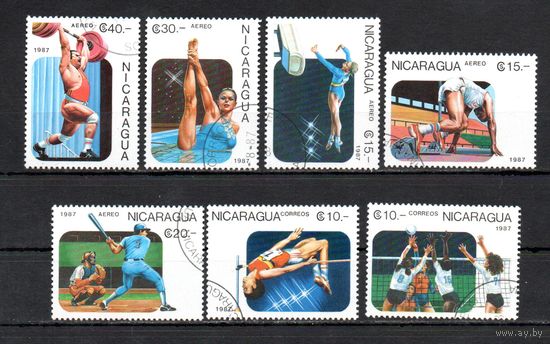 Панамериканские игры Никарагуа 1987 год серия из 7 марок