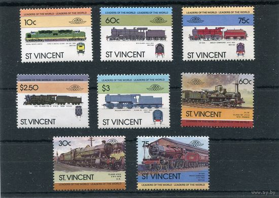 Сент-Винсент и Гренадины. Железнодорожный транспорт. Для подборки