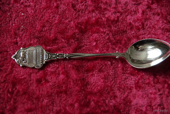 Ложка с серебрением сувенирная коллекционная  В19