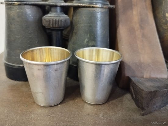 Стопочка, рюмка серебряная,  СССР. Серебро.