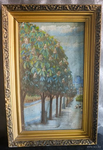 Картина винтажная  в старинной раме 60*40.