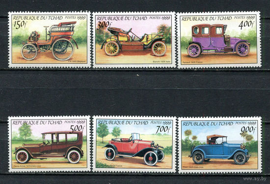 Чад - 2000 - Старинные автомобили - [Mi. 2008-2013] - полная серия - 6 марок. MNH.  (Лот 56JR)-T3P50