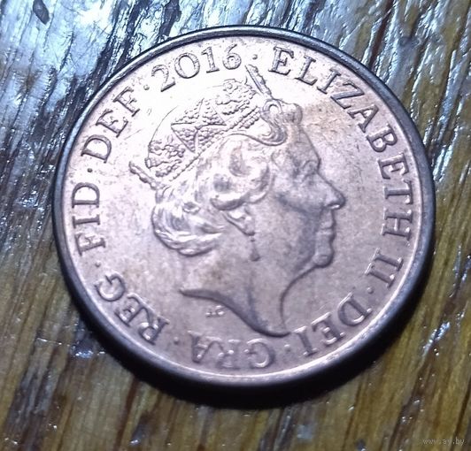 Великобритания, 1 пенни 2016 года
