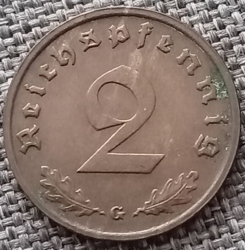 2 рейхспфеннига 1940 G