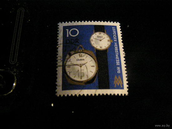 ГДР 1970 г. Лейпцигская ярмарка - ЧАСЫ