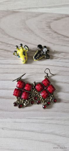 Бижутерия, набор сережек одним лотом