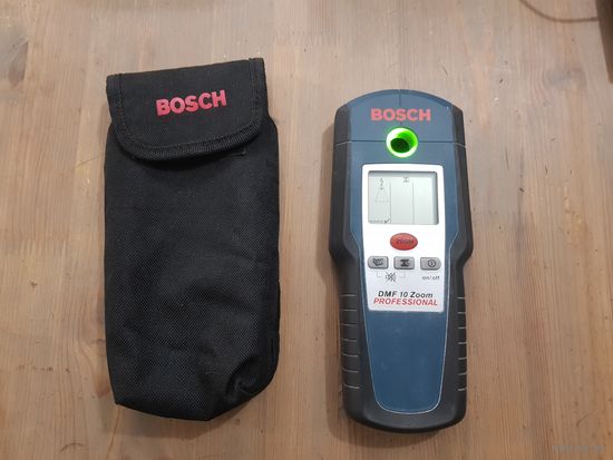 Детектор проводки, металлоискатель, Bosch DMF 10 Zoom Professional. Инструкция.  Описание из интернета МАКСИМАЛЬНАЯ ГЛУБИНА ОБНАРУЖЕНИЯ - Стали 100 мм - Меди 80 мм - Проводов под напряжением 50 мм - Д