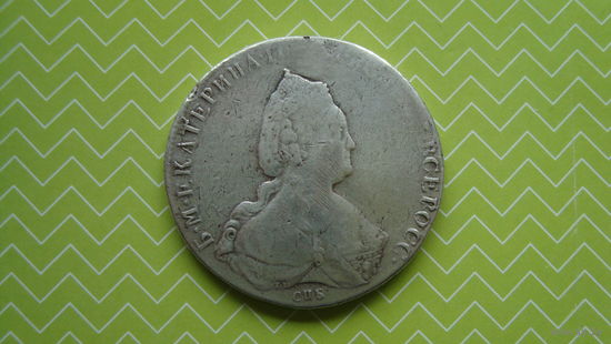 Рубль 1786 г. СПБ ЯА