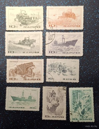 Подборка марок северная корея распродажа коллекции