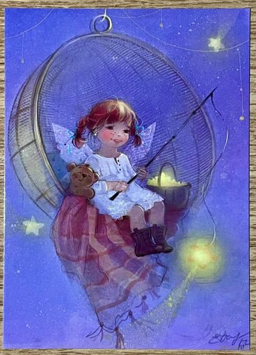 Открытка чистая 10х15 см. Художница Екатерина Бабок