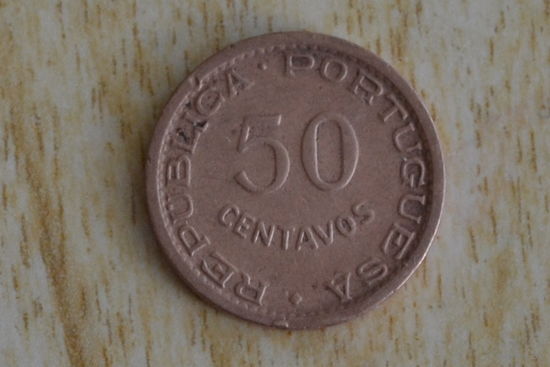 Ангола 50 сентаво 1955