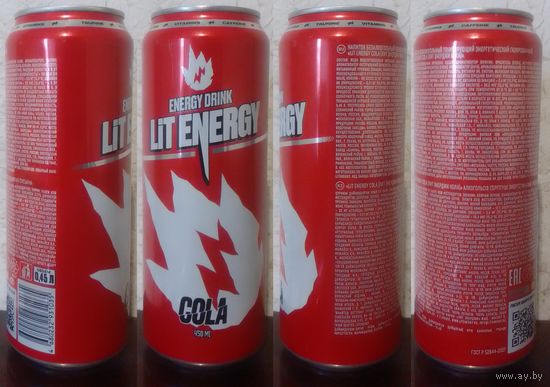 Банка от энергетика LIT ENERGY со вкусом Колы 450ml 2024 (ОБМЕН/ПРОДАЖА/ТОРГ) 1лот=1шт