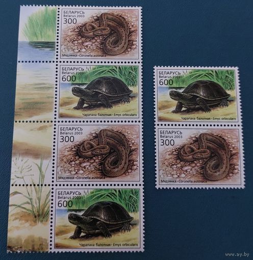 Беларусь 2003 Рептилии