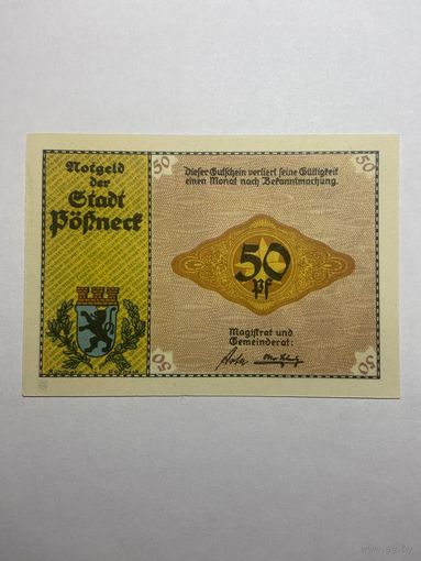 50 пфенингов (нотгельды) г. Германия.-1012