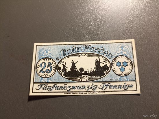 Германия 25 пфенингов 1921г (3)
