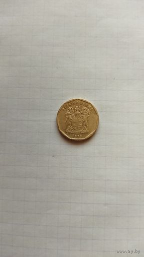 20 центов 1999 г. ЮАР.