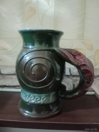 Кружка пивная керамика