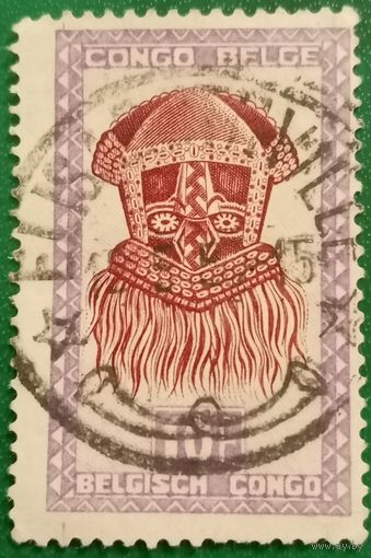 Конго 1947. Маска Буади-Муади племени Балуба