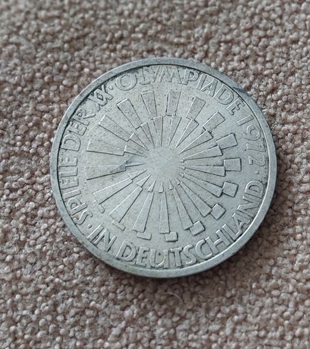 Германия 10 марок, 1972 J XX летние Олимпийские Игры, Мюнхен