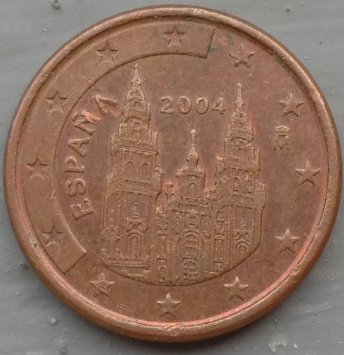 Испания 1 евроцент 2004. Возможен обмен