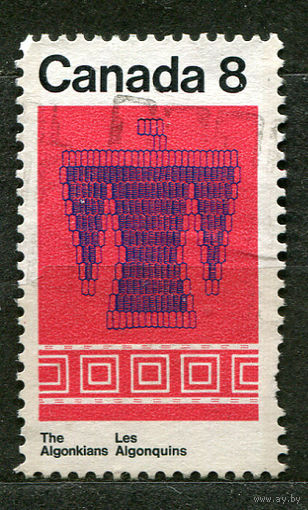 Ремесла индейцев. Символ Бога грома. Канада. 1973