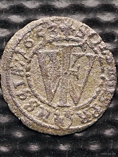 Бранденбург-Пруссия 1 шиллинг 1653 г. Фридрих Вильгельм I(1640-1688 гг), без мц.