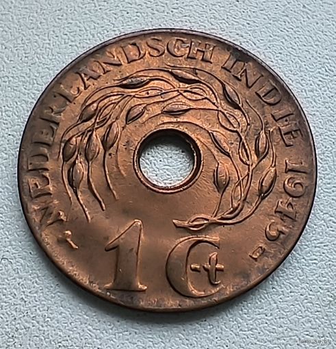 Голландская Индия 1 цент, 1945 D   1-4-27