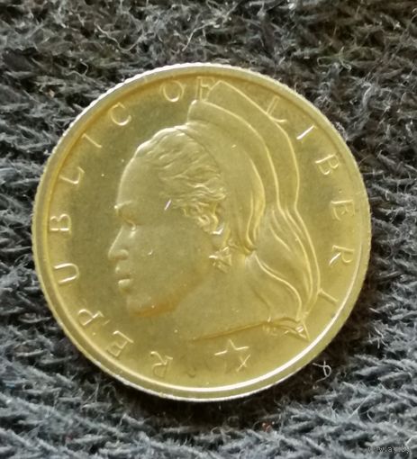 Либерия 10 центов 1974 г., KM# 15a.2