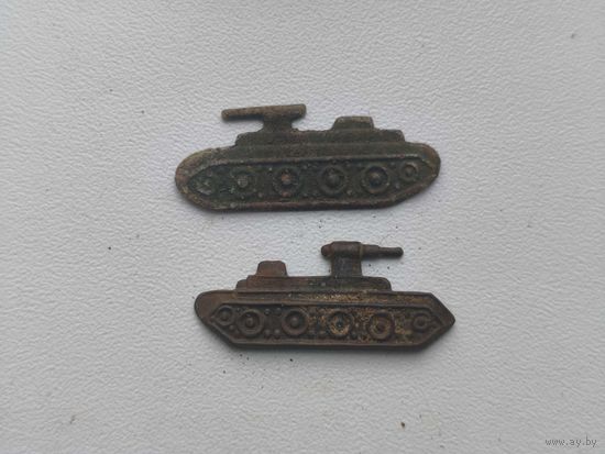 Петличные знаки танкистов ркка