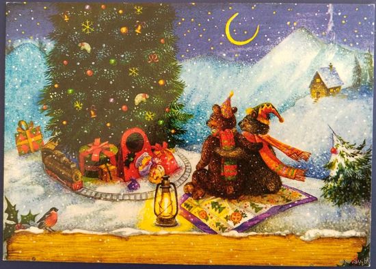 Под Рождественской луной. Худ.К.Салдаева. Украина.